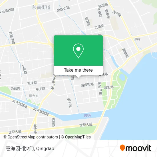 慧海园-北2门 map