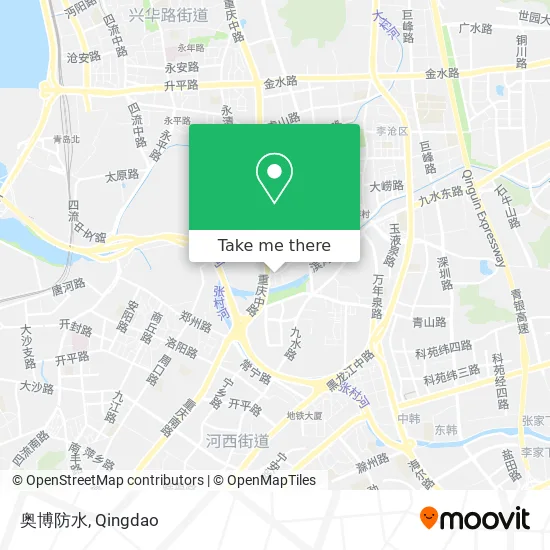 奥博防水 map