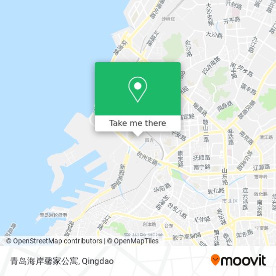 青岛海岸馨家公寓 map