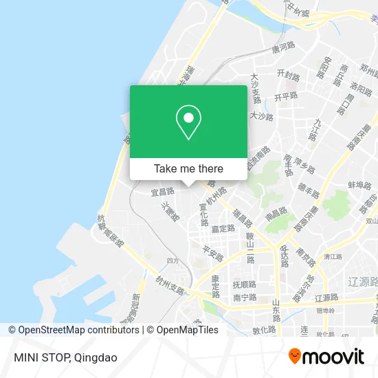 MINI STOP map
