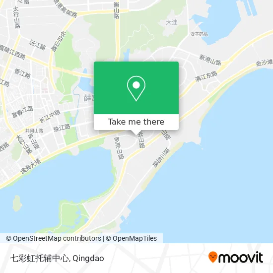 七彩虹托辅中心 map