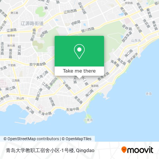 青岛大学教职工宿舍小区-1号楼 map