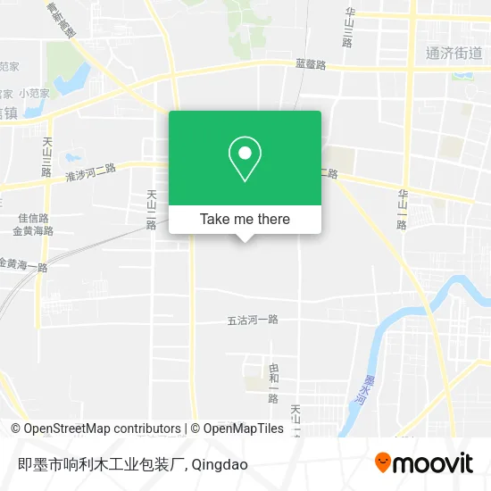 即墨市响利木工业包装厂 map