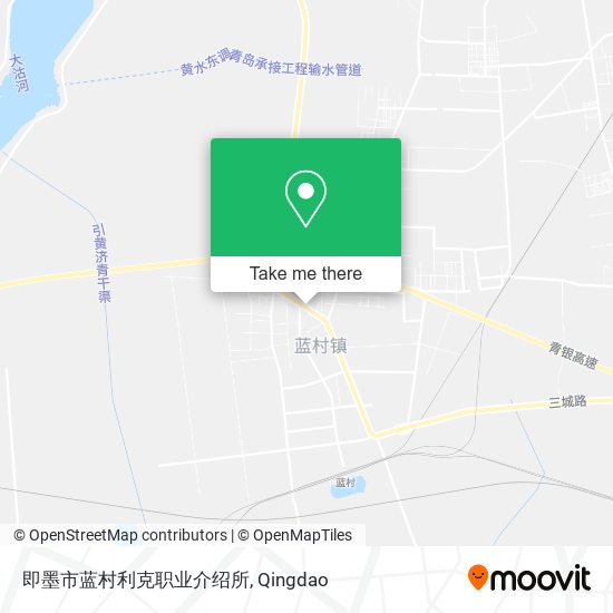 即墨市蓝村利克职业介绍所 map
