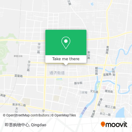 即墨购物中心 map