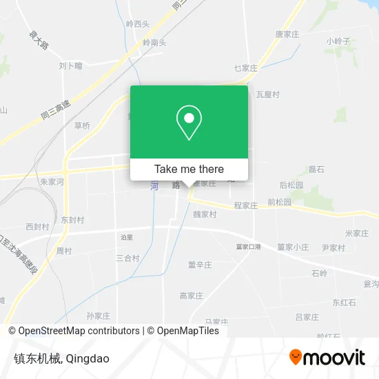 镇东机械 map