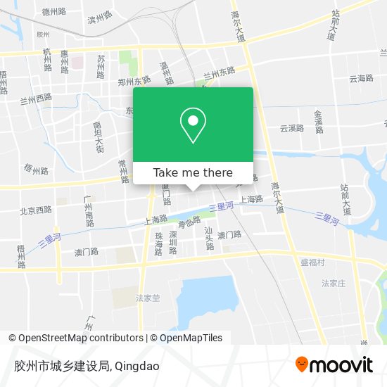 胶州市城乡建设局 map