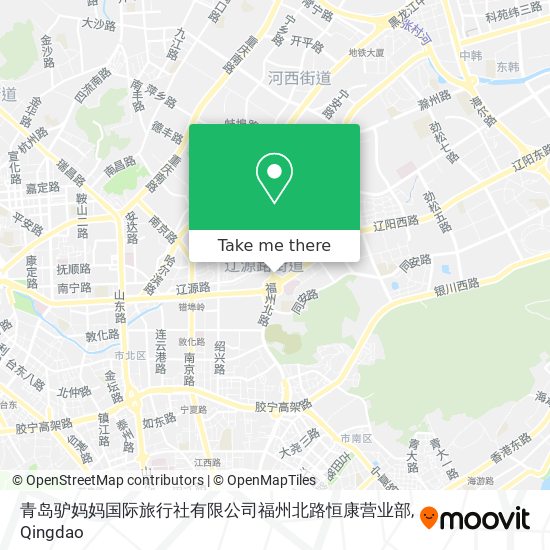 青岛驴妈妈国际旅行社有限公司福州北路恒康营业部 map