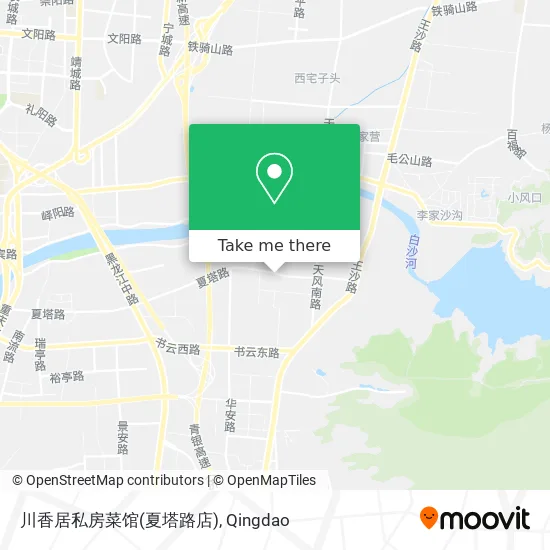 川香居私房菜馆(夏塔路店) map
