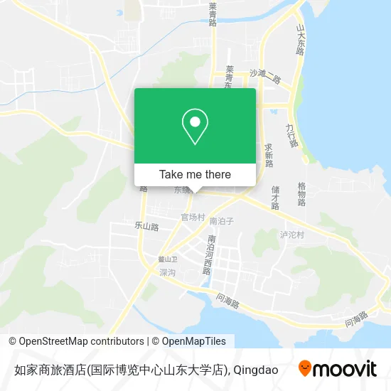 如家商旅酒店(国际博览中心山东大学店) map