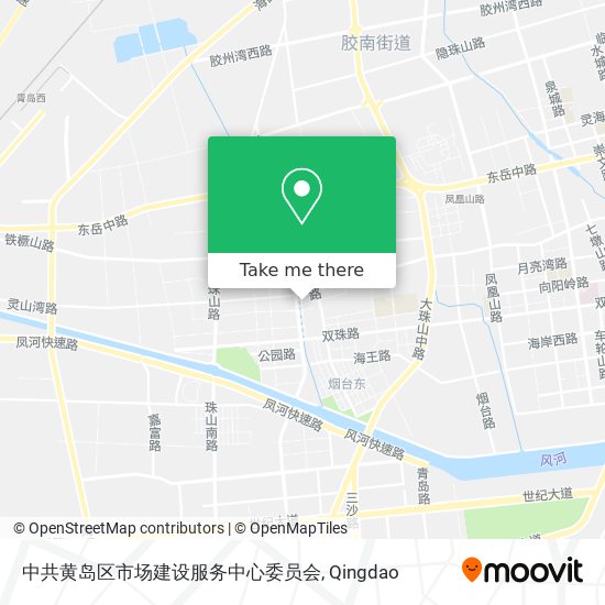 中共黄岛区市场建设服务中心委员会 map