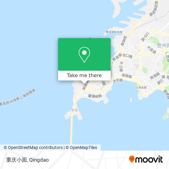 重庆小面 map