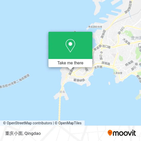 重庆小面 map