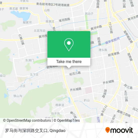 罗马街与深圳路交叉口 map