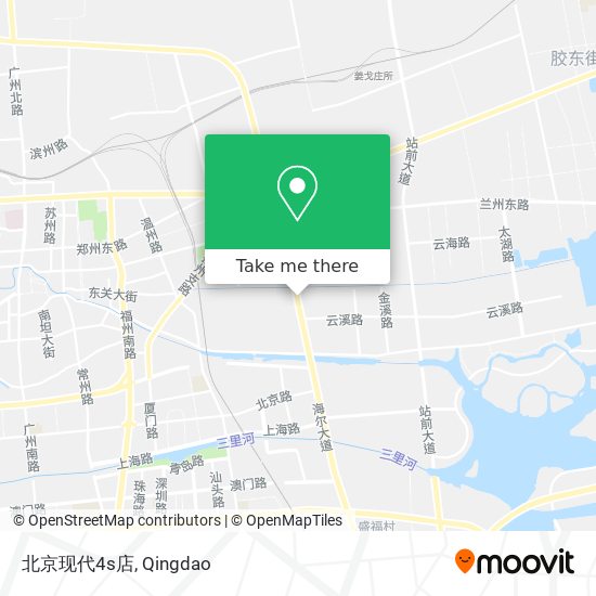 北京现代4s店 map