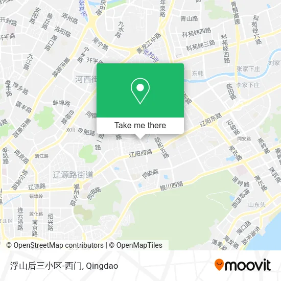 浮山后三小区-西门 map