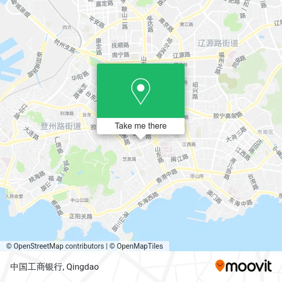 中国工商银行 map