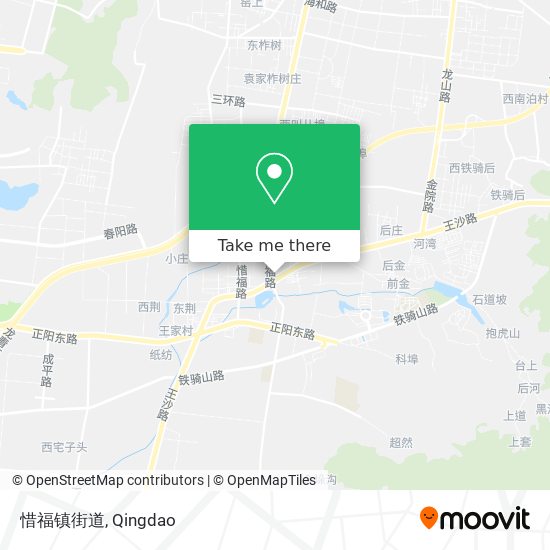 惜福镇街道 map