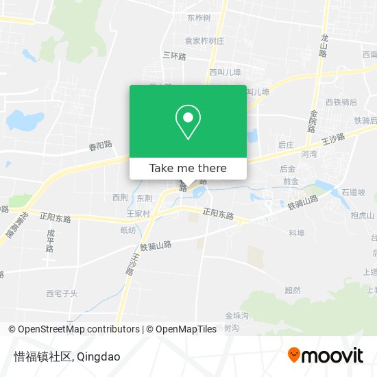 惜福镇社区 map