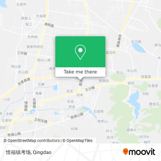 惜福镇考场 map