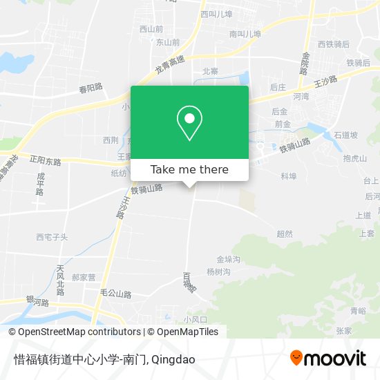 惜福镇街道中心小学-南门 map