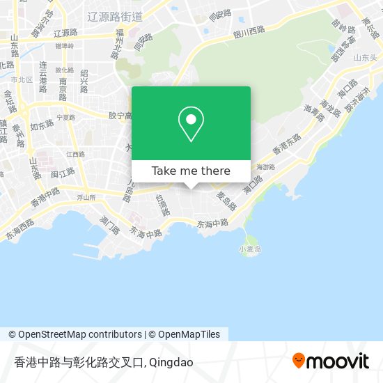 香港中路与彰化路交叉口 map