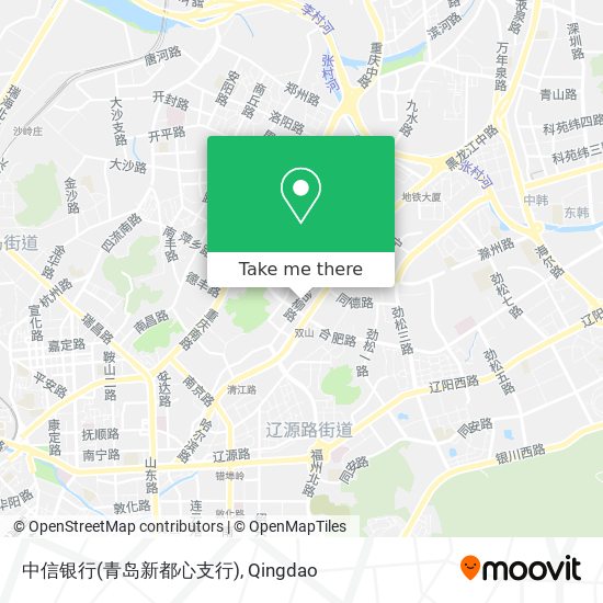 中信银行(青岛新都心支行) map