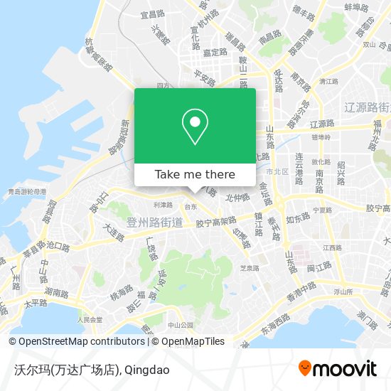 沃尔玛(万达广场店) map