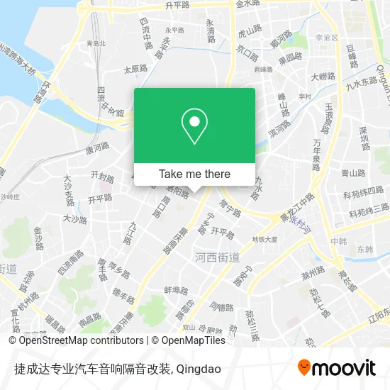 捷成达专业汽车音响隔音改装 map