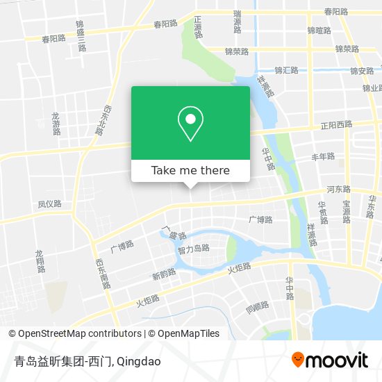 青岛益昕集团-西门 map