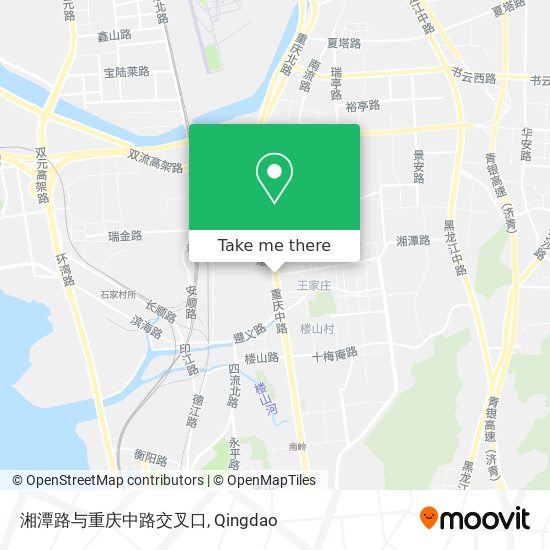 湘潭路与重庆中路交叉口 map