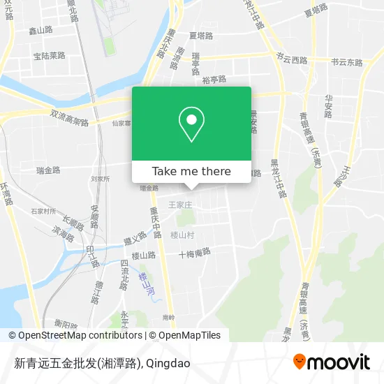 新青远五金批发(湘潭路) map