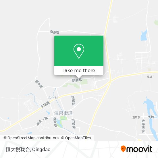 恒大悦珑台 map