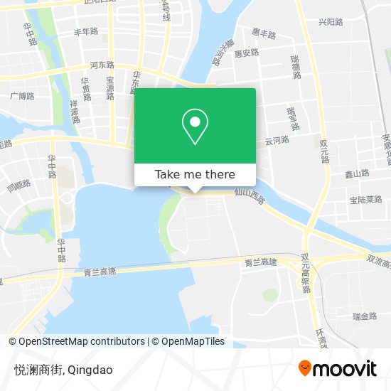 悦澜商街 map