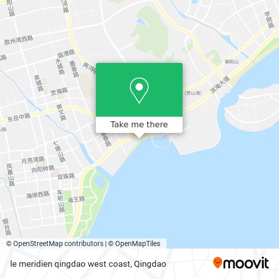 le meridien qingdao west coast map