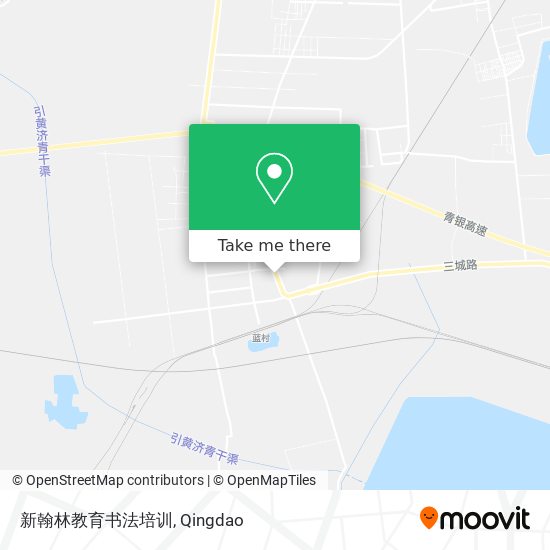 新翰林教育书法培训 map