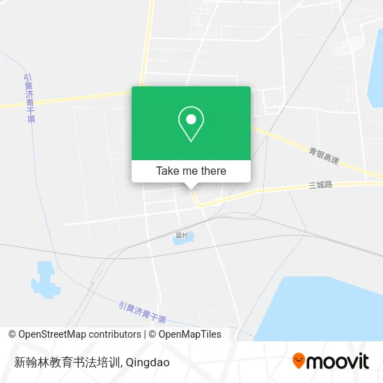 新翰林教育书法培训 map