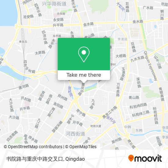 书院路与重庆中路交叉口 map