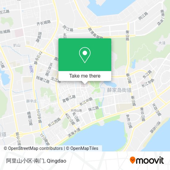 阿里山小区-南门 map
