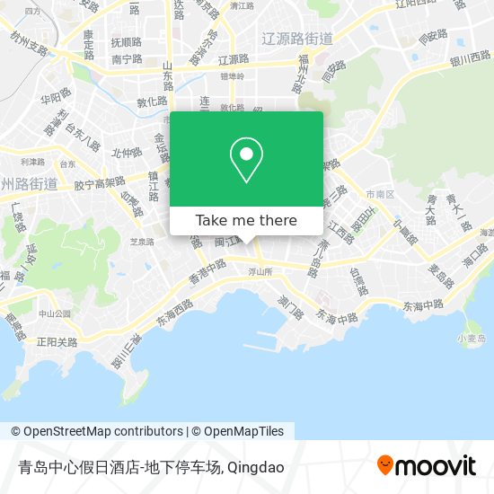 青岛中心假日酒店-地下停车场 map
