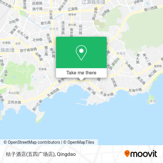 桔子酒店(五四广场店) map