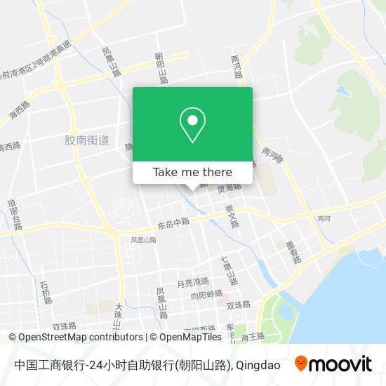 中国工商银行-24小时自助银行(朝阳山路) map
