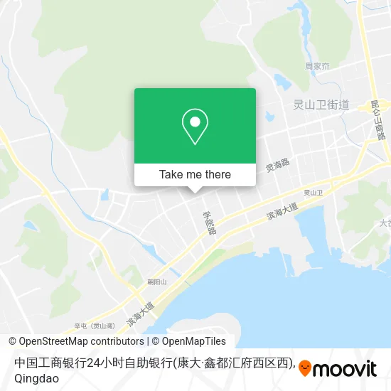 中国工商银行24小时自助银行(康大·鑫都汇府西区西) map