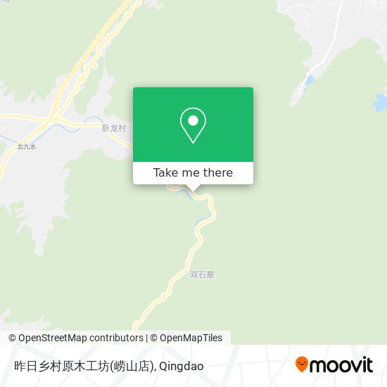 昨日乡村原木工坊(崂山店) map