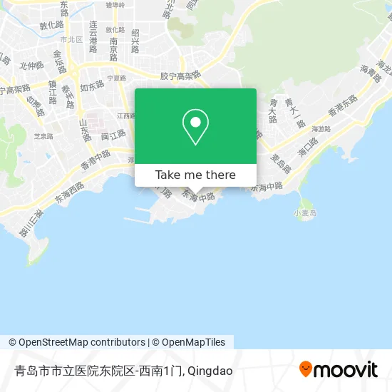 青岛市市立医院东院区-西南1门 map