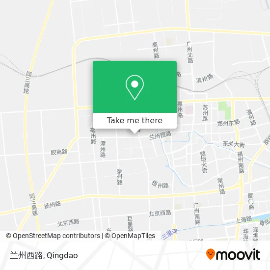 兰州西路 map