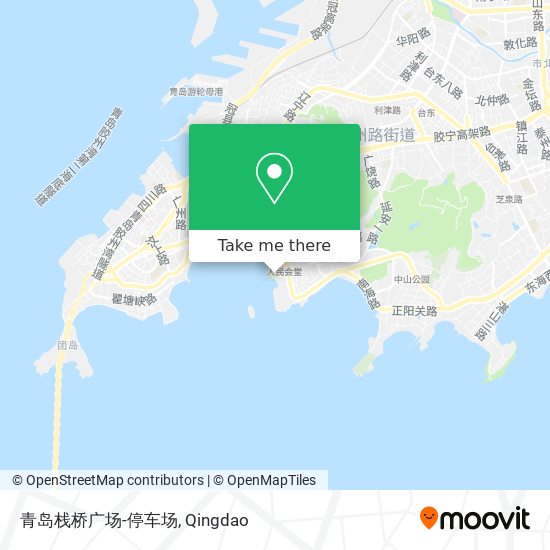 青岛栈桥广场-停车场 map