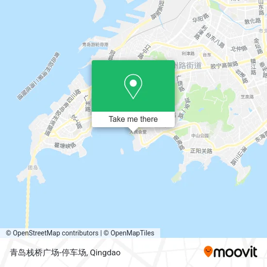 青岛栈桥广场-停车场 map