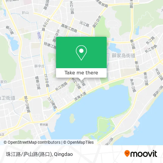珠江路/庐山路(路口) map