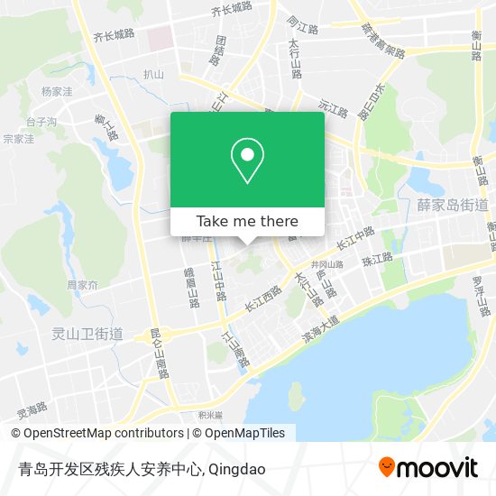 青岛开发区残疾人安养中心 map